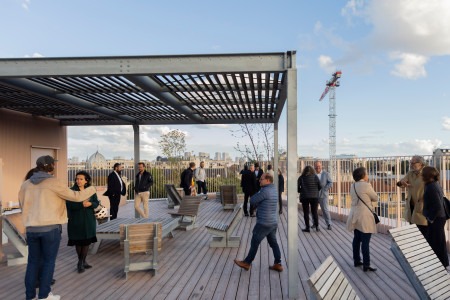 Une terrasse partagée utile pour améliorer le vivre ensemble. 